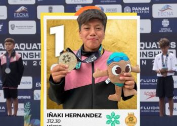 ¿Quién es Iñaki Fernández?, el clavadista mexicano de 12 años que ganó medalla de oro en Colombia