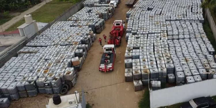 “Es trabajo conjunto”: Sheinbaum celebra decomiso de más de 3 millones de litros de hidrocarburo en Tabasco