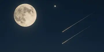 Fenómenos astronómicos julio 2025: luna llena, meteoros y Mercurio