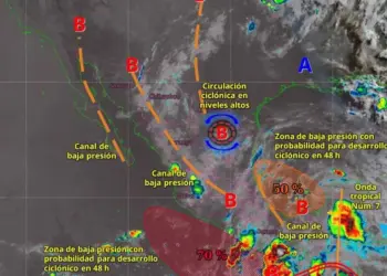 Clima en México: Baja presión podría evolucionar a ciclón tropical este fin de semana