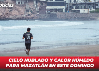 Cielo nublado y calor húmedo para Mazatlán en este domingo