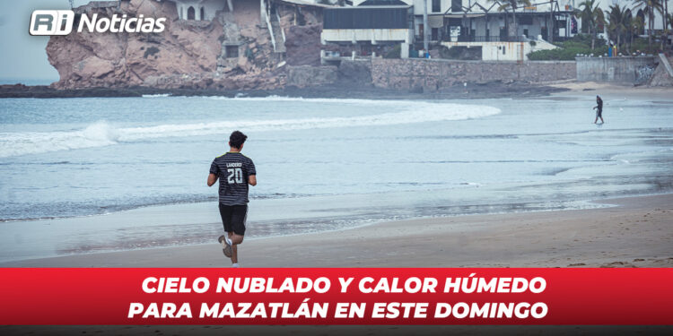 Cielo nublado y calor húmedo para Mazatlán en este domingo