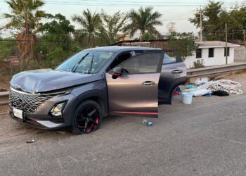 Balacera en El Limón de Los Ramos deja tres muertos; aseguran granadas, ponchallantas y vehículos de lujo