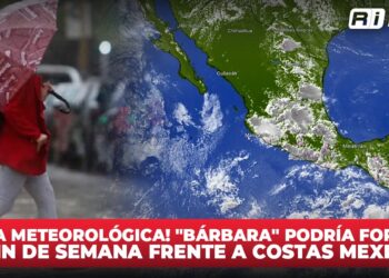 ¡Alerta Meteorológica! “Bárbara” podría formarse este fin de semana frente a costas mexicanas