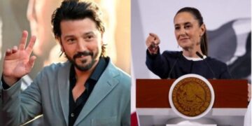 Sheinbaum reconoce al actor Diego Luna por discurso a favor de migrantes mexicanos en programa de EE.UU.