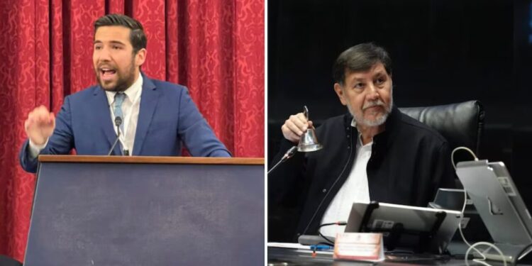 Hijo de Calderón le contesta a Fernández Noroña: “Todo México confirmó lo cobarde que es”