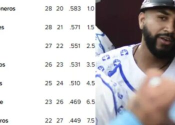 Así van los Standings de la Liga Mexicana de Beisbol