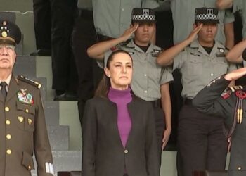 Claudia Sheinbaum encabeza el sexto aniversario de la Guardia Nacional