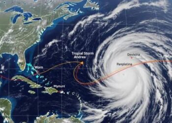 Se forma la tormenta ‘Andrea’ en el Atlántico; Esta es su trayectoria