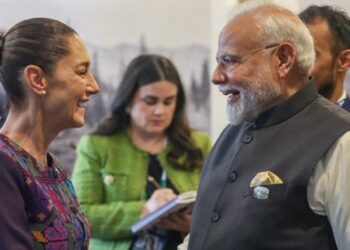 Sheinbaum se reúne con Narendra Modi; acuerdan fortalecer relación México-India