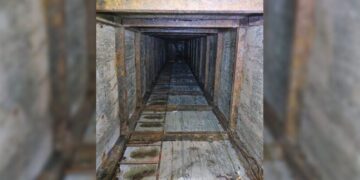 Hallan en Tijuana narcotúnel de 600 metros de largo