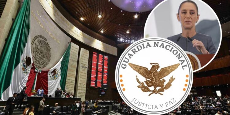 Cámara de Diputados aprueban iniciativa de Sheinbaum que transfiere el control de la Guardia Nacional a la Sedena