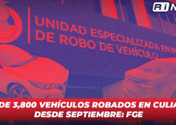 Más de 3,800 vehículos robados en Culiacán desde septiembre: FGE