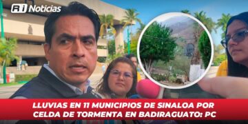 Lluvias en 11 municipios de Sinaloa por celda de tormenta en Badiraguato: PC