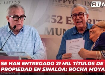 Se han entregado 21 mil títulos de propiedad en Sinaloa: Rocha Moya