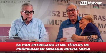 Se han entregado 21 mil títulos de propiedad en Sinaloa: Rocha Moya