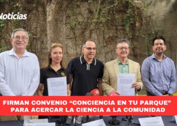 Firman convenio “Conciencia en tu Parque” para acercar la ciencia a la comunidad