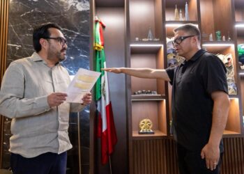 ¡Y es oficial! Alejandro Bravo Martínez asume la Secretaría de SPyTM en Culiacán