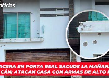 Balacera en Porta Real sacude la mañana en Culiacán; atacan casa con armas de alto poder