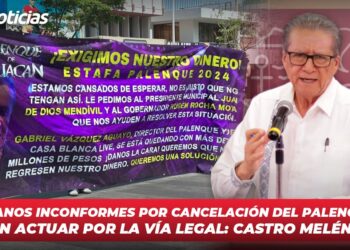 Ciudadanos inconformes por cancelación del Palenque 2024 deben a actuar por la vía legal : Castro Meléndrez