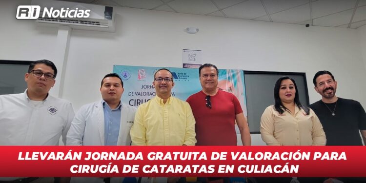 Llevarán jornada gratuita de valoración para cirugía de cataratas en Culiacán