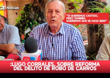 “Queremos castigo, pero también queremos que se haga bien”: Lugo Corrales por reforma sobre robo de carros