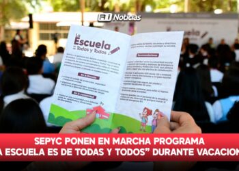 SEPyC ponen en marcha programa “La Escuela es de Todas y Todos” durante vacaciones