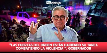 “Las fuerzas del orden están haciendo su tarea combatiendo la violencia “: Gobernador