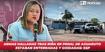 Armas halladas tras riña en penal de Aguaruto estaban enterradas y oxidadas: SSP
