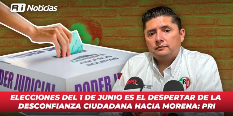 Elecciones del 1 de Junio es el despertar de la desconfianza ciudadana hacia Morena: PRI