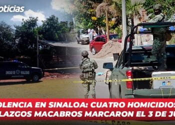 Violencia en Sinaloa: cuatro homicidios y hallazgos macabros marcaron el 3 de Junio