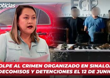 Golpe al crimen organizado en Sinaloa: Decomisos y detenciones el 12 de Junio