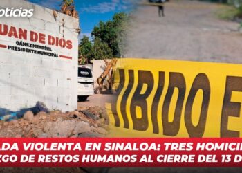 Jornada violenta en Sinaloa: Tres homicidios y hallazgo de restos humanos al cierre del 13 de junio