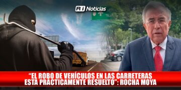 “El robo de vehículos en las carreteras está prácticamente resuelto”: Rocha Moya