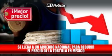 Se llega a un acuerdo nacional para reducir el precio de la tortilla en México