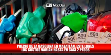 Precio de la gasolina en Mazatlán: este lunes los costos varían hasta en casi 2 pesos