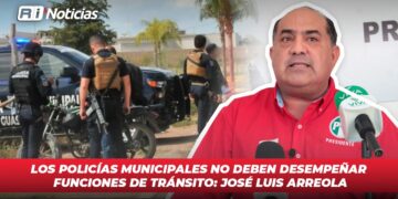 Los policías municipales no deben desempeñar funciones de tránsito: José Luis Arreola