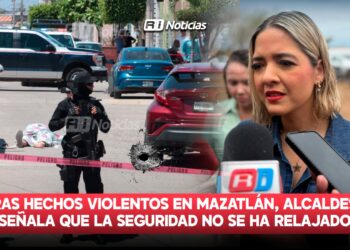 Tras hechos violentos en Mazatlán, alcaldesa señala que la seguridad no se ha relajado