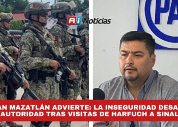 El PAN Mazatlán advierte: La inseguridad desafía a la autoridad tras visitas de Harfuch a Sinaloa