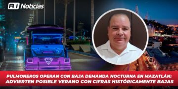 Pulmoneros operan con baja demanda nocturna en Mazatlán: advierten posible verano con cifras históricamente bajas