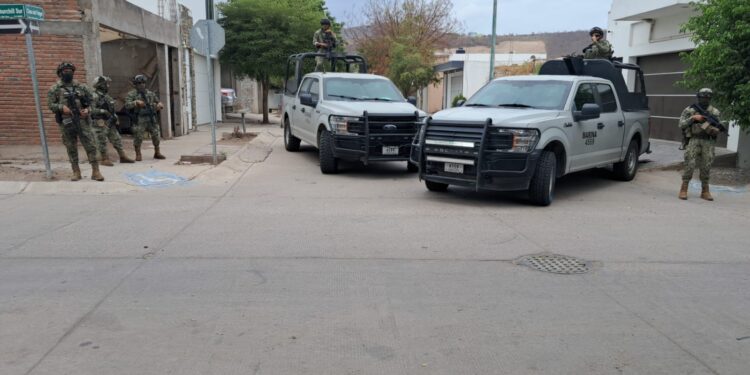 Secretaría de Marina asegura inmueble en Alturas del Sur, en Culiacán