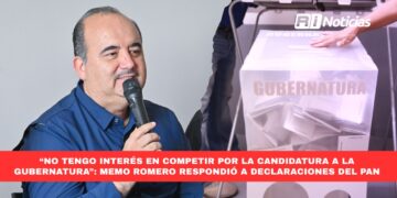 “No tengo interés en competir por la candidatura a la gubernatura”: Memo Romero respondió a declaraciones del PAN