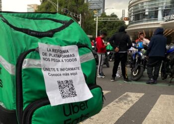 Conductores y repartidores de Uber, Didi y Rappi en la incertidumbre; ¿en qué consiste la reforma que entra en vigor?