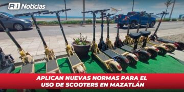 Aplican nuevas normas para el uso de scooters en Mazatlán
