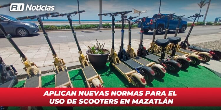 Aplican nuevas normas para el uso de scooters en Mazatlán