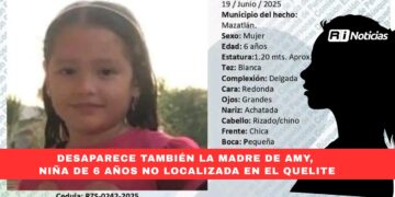 Desaparece también la madre de Amy, niña de 6 años no localizada en El Quelite