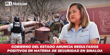 Gobierno del Estado anuncia resultados positivos en materia de seguridad en Sinaloa