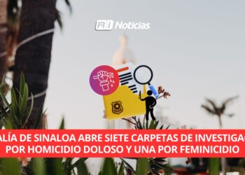 Fiscalía de Sinaloa abre siete carpetas de investigación por homicidio doloso y una por feminicidio