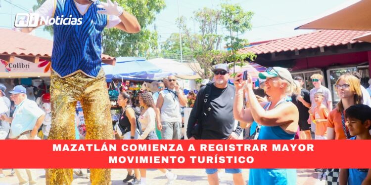 Mazatlán comienza a registrar mayor movimiento turístico