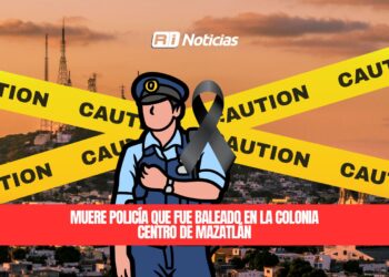 Muere policía que fue baleado en la colonia Centro de Mazatlán